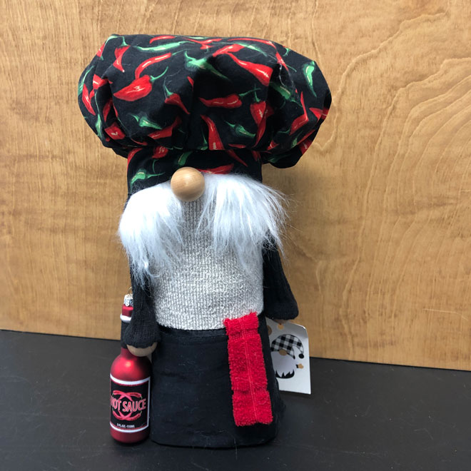 hand crafted chef gnome